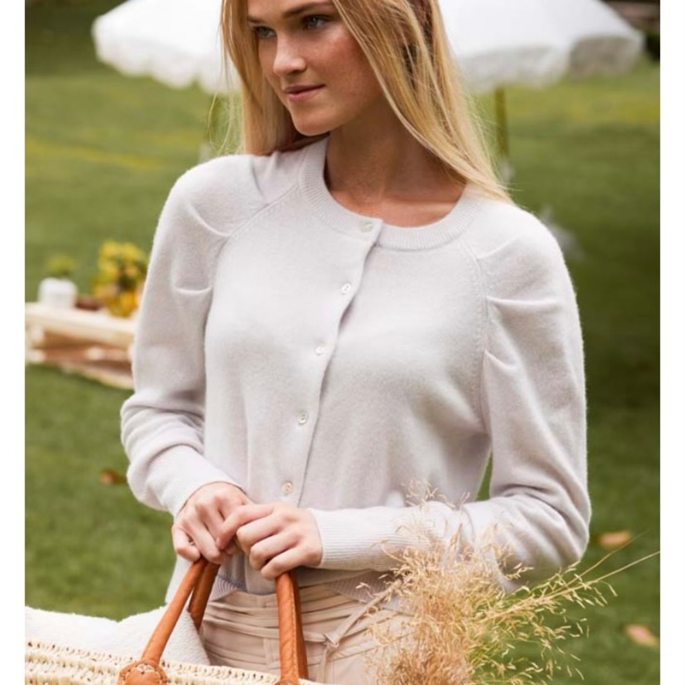 Minnie Rose 100% cashmere cardigan